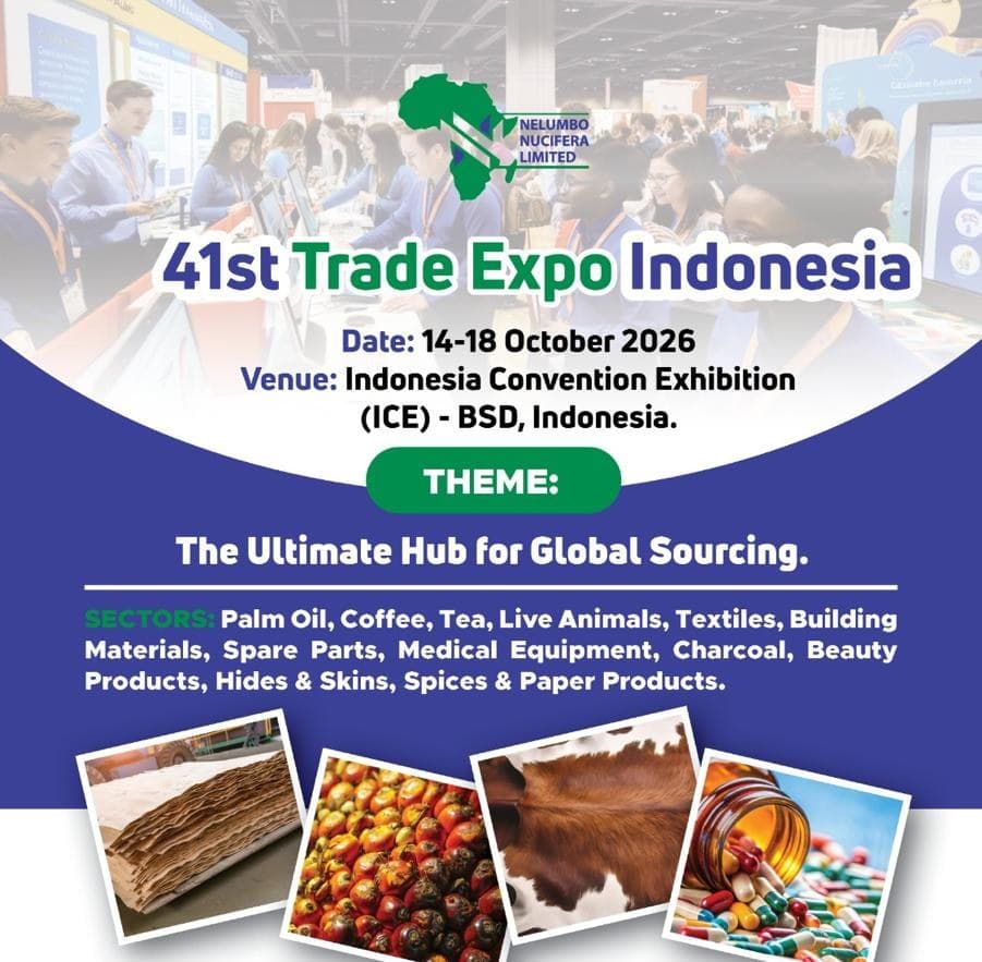 Poster for the 41st Trade Expo Indonesia mission, 14 to 18 October 2026